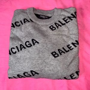 Balenciaga Grey Sweater